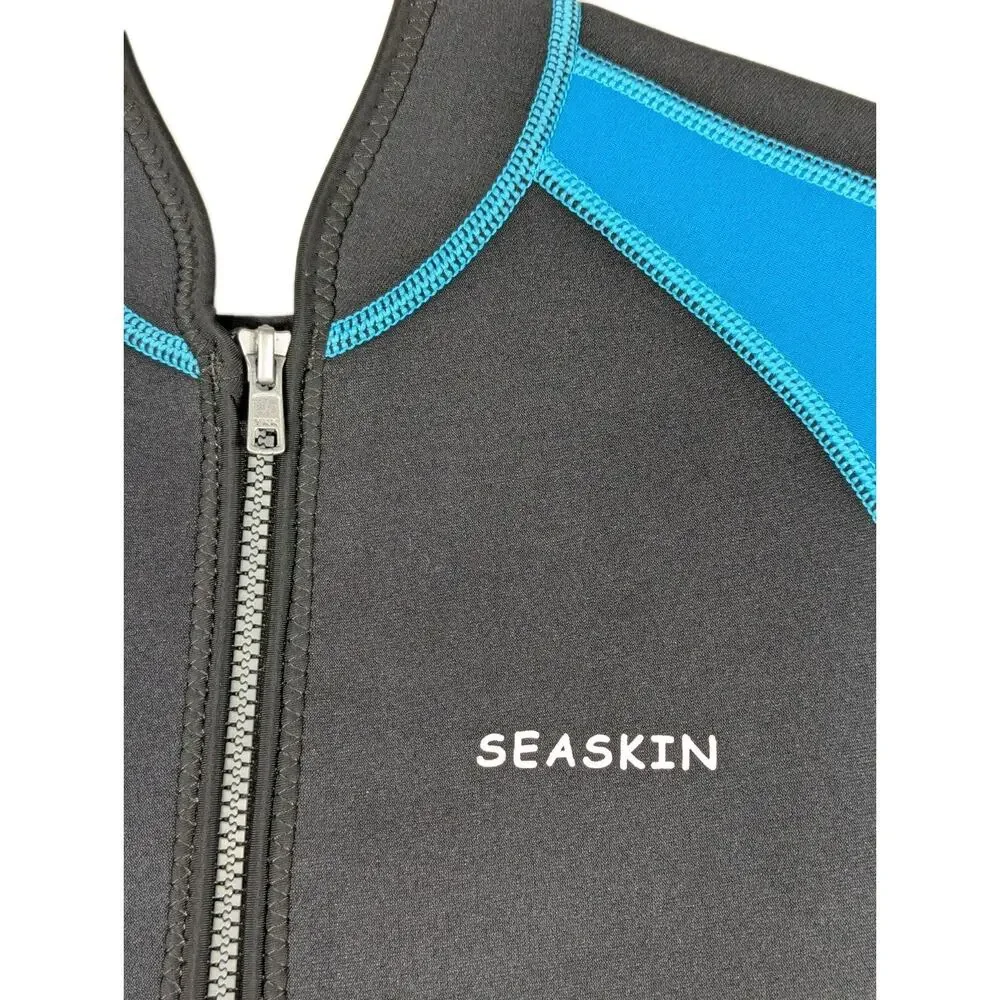 SeaSkin Shorty Front Zip Wetsuit Kids size 12 Youth Diving Snorkeling Surfing